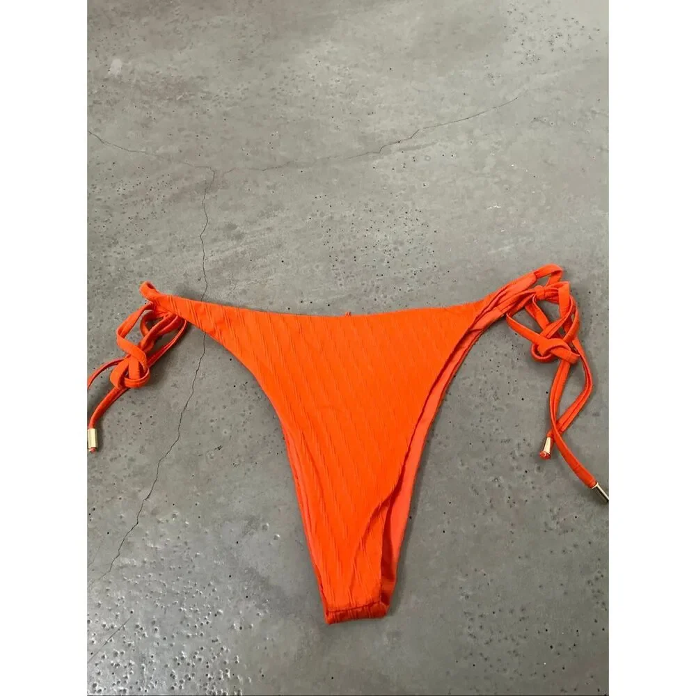 Monday Swimwear Palma Bikini Bottom | Persimmon in Small